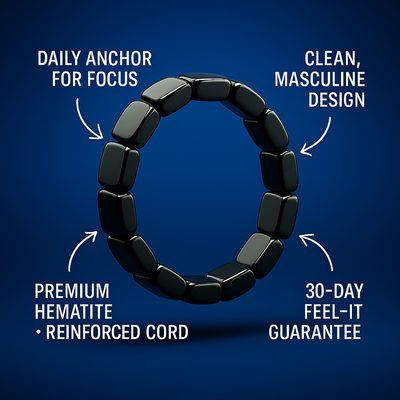 Hemios™ Alpha Band - Black Hematite